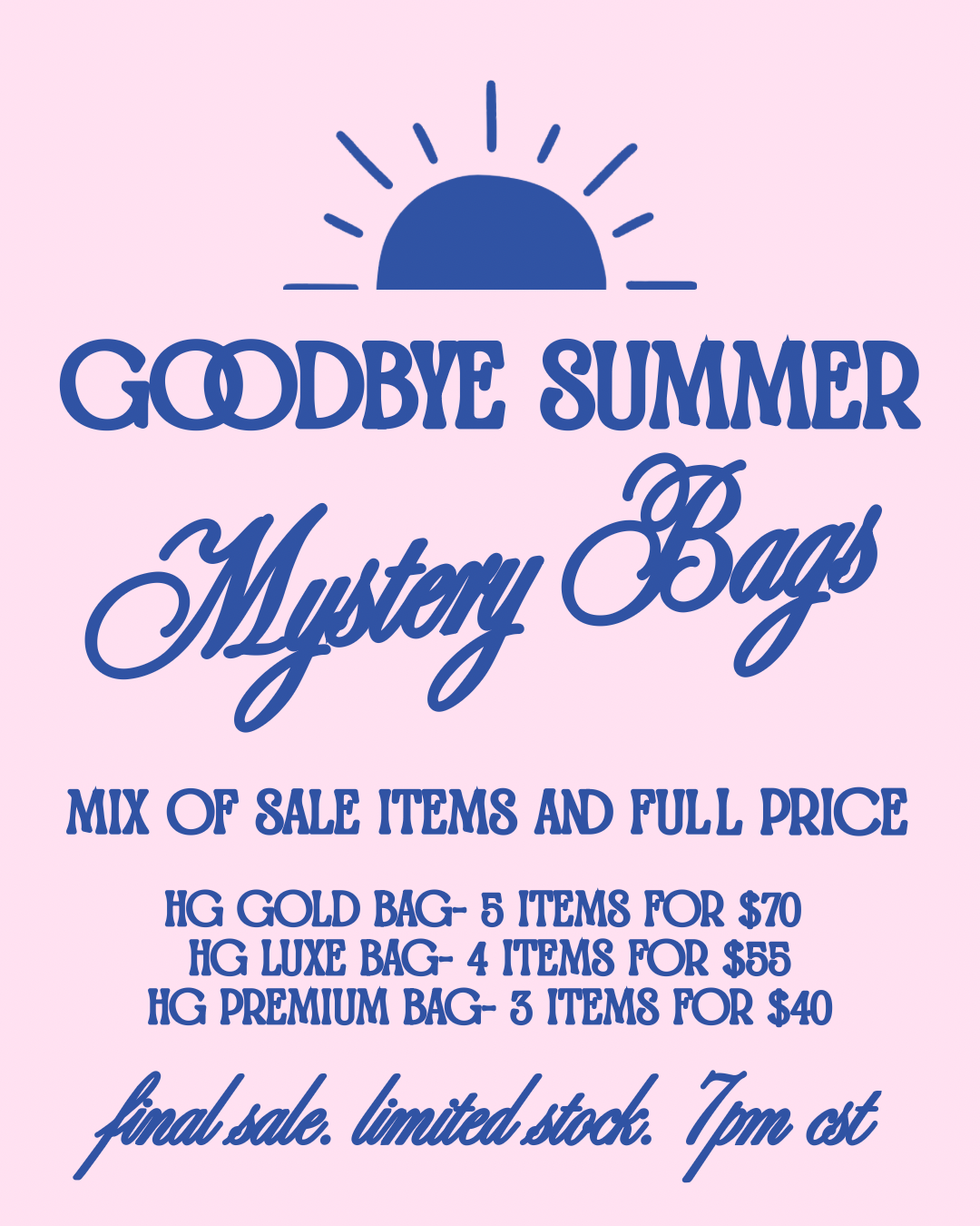 HG LUXE MYSTERY BAG