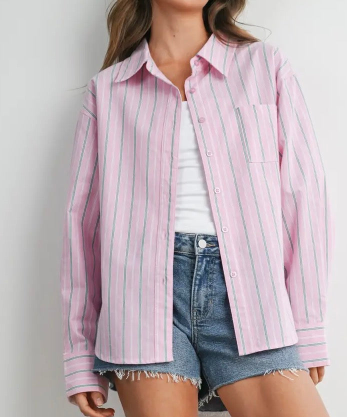 The Azalea Button Up