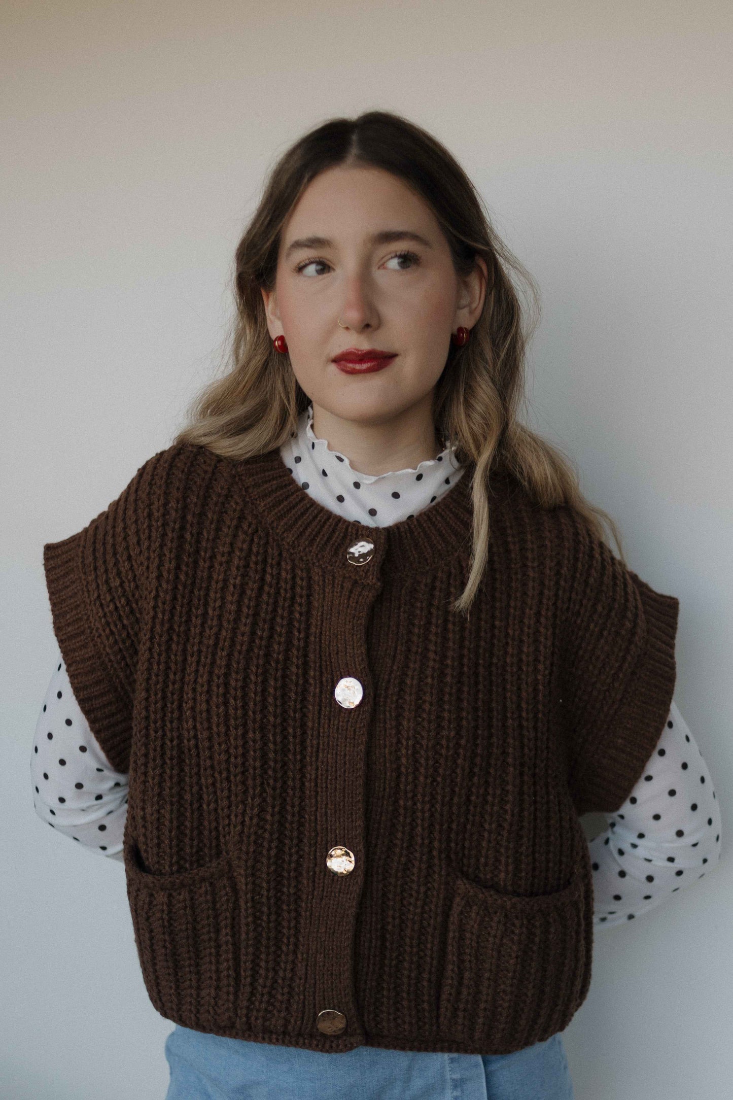 Fall Breeze Buttoned Top