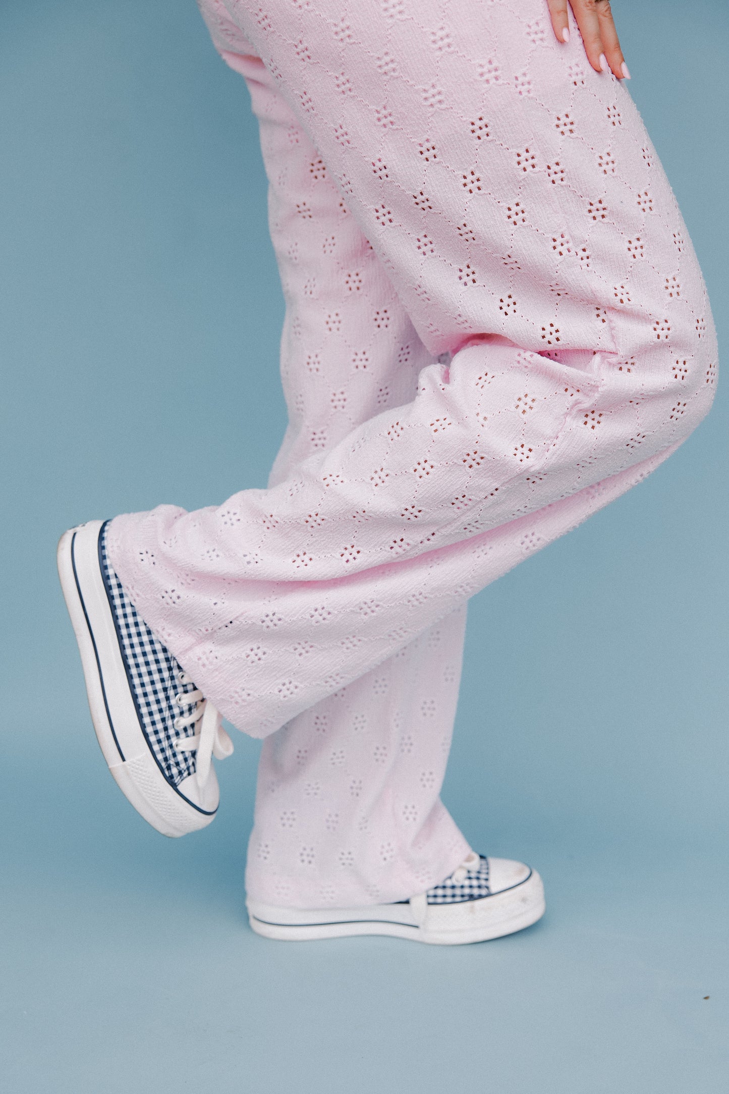 Eyelet You More Pants