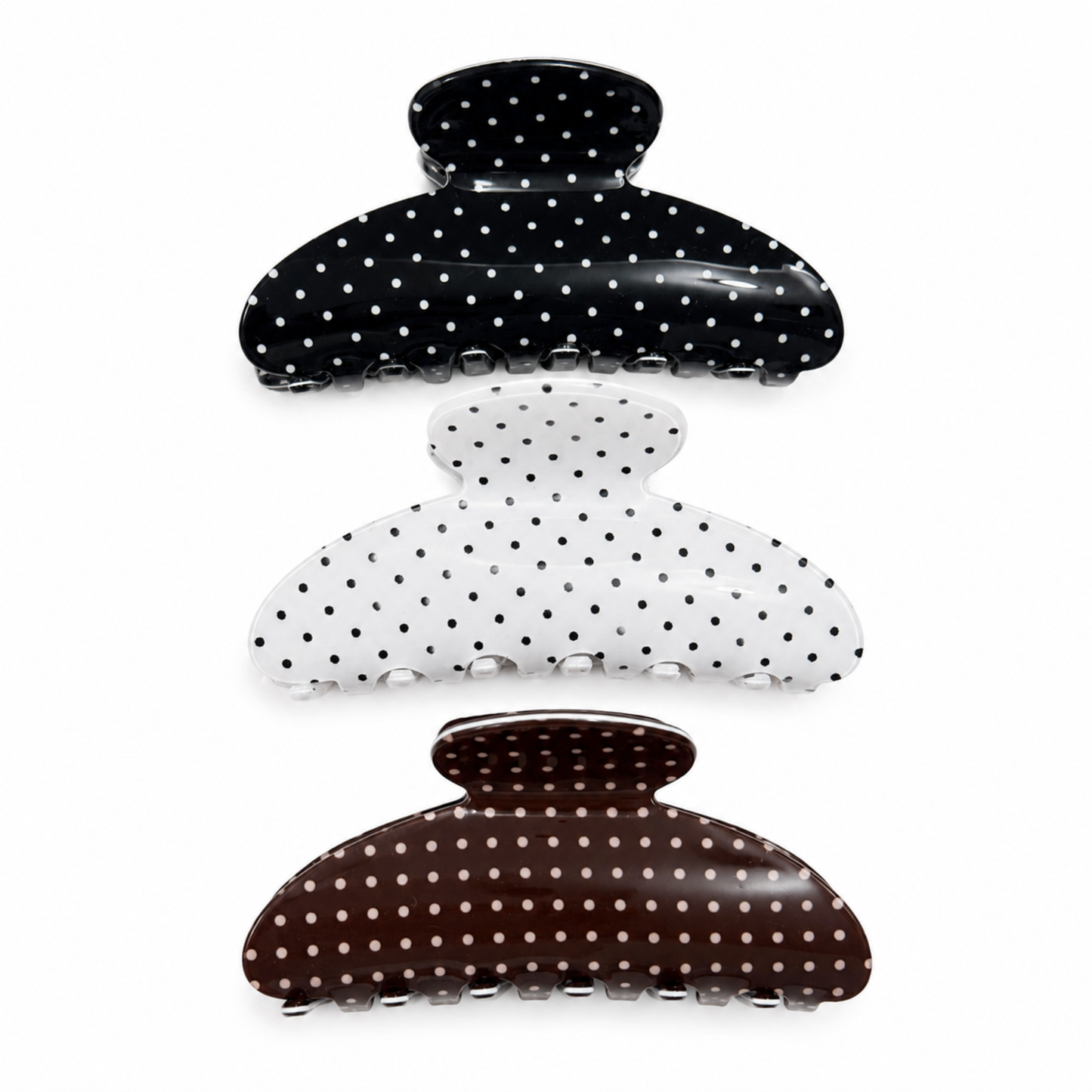 The Polka Dot Mini Claw Clip