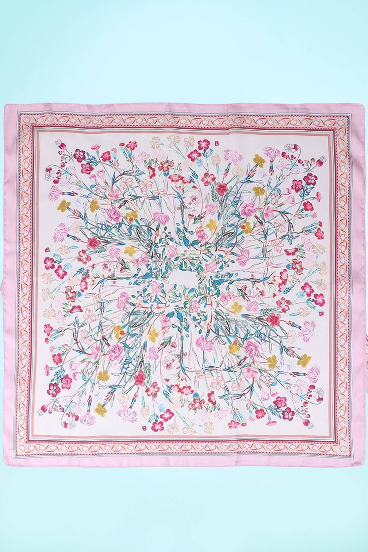 The Floral Garden Silk Scarf