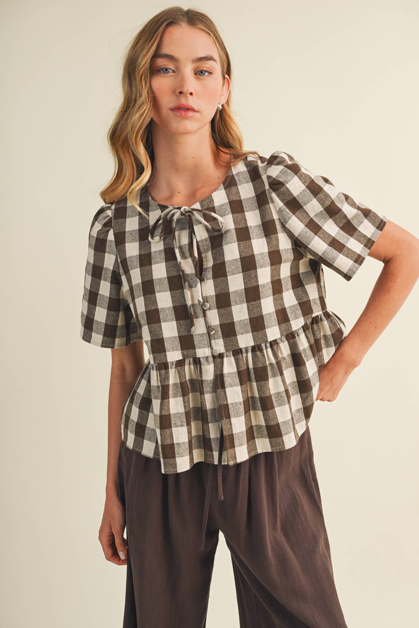Latte Run Blouse