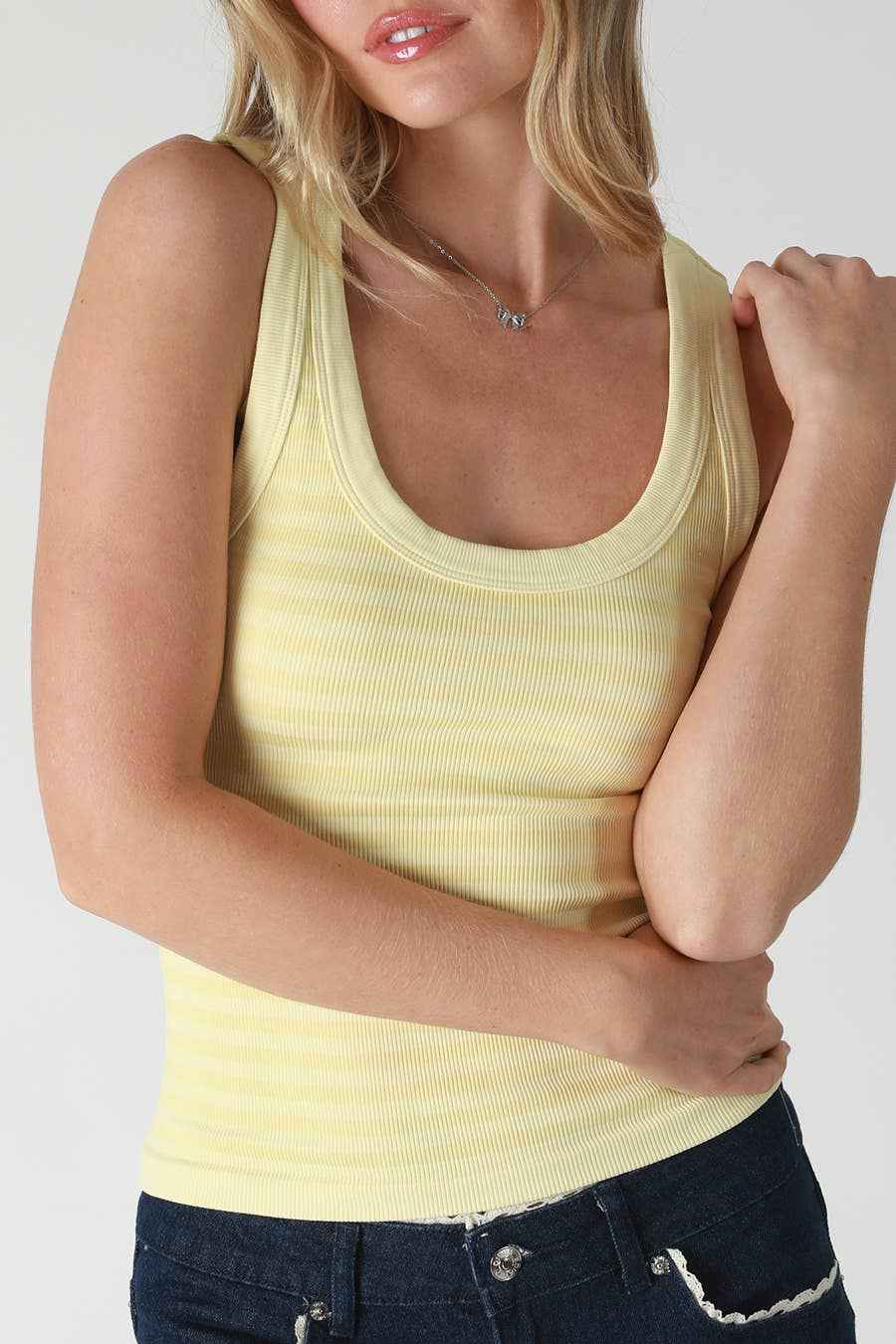 NS8503- Reversible Striped Tank Top