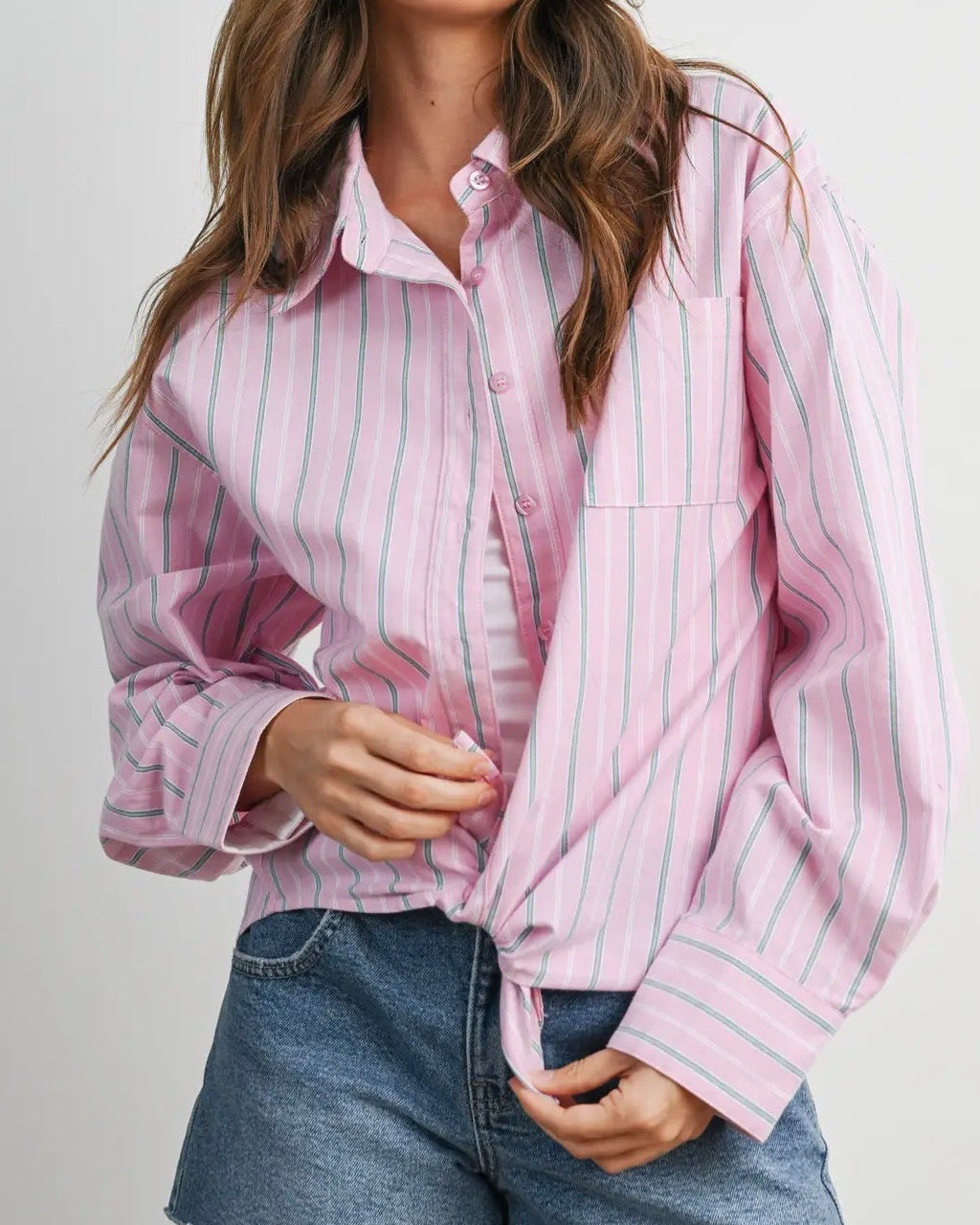 The Azalea Button Up