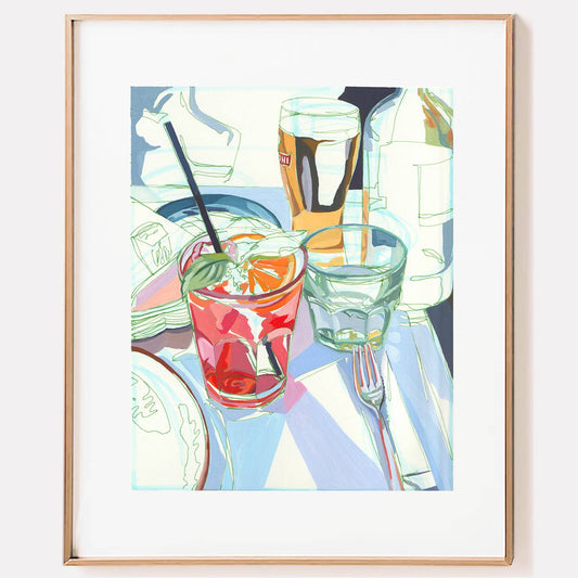 'Aperol Spritz' Print 8x10