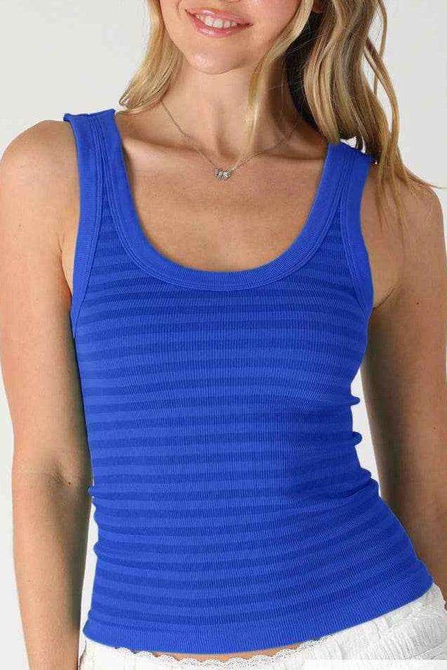 NS8503- Reversible Striped Tank Top