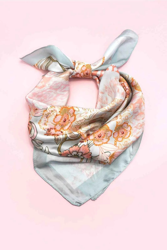 Malibu Nights Large Silk Scarf