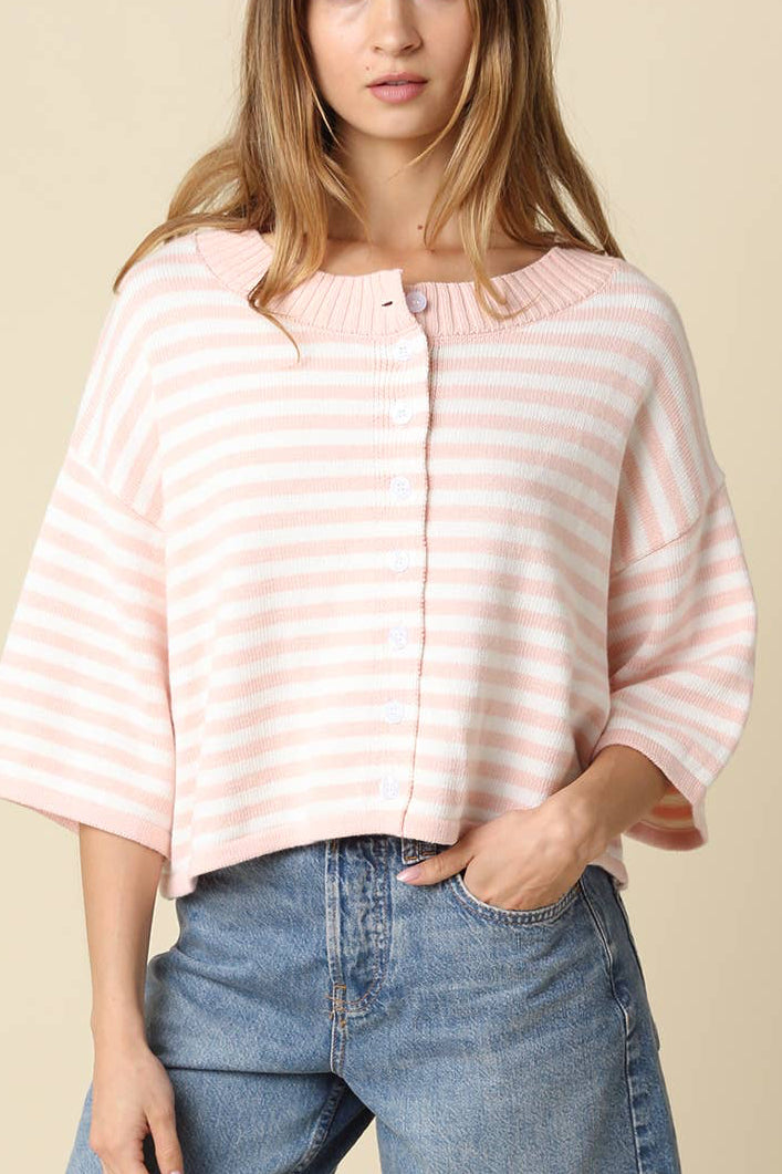 Summer Skies Cardi in Blush