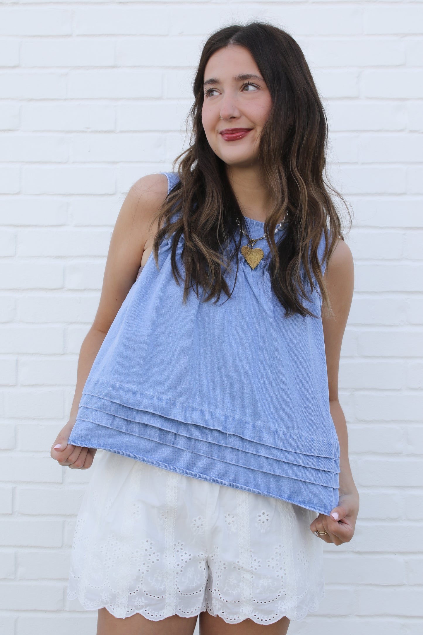 Denim Daydreams Top