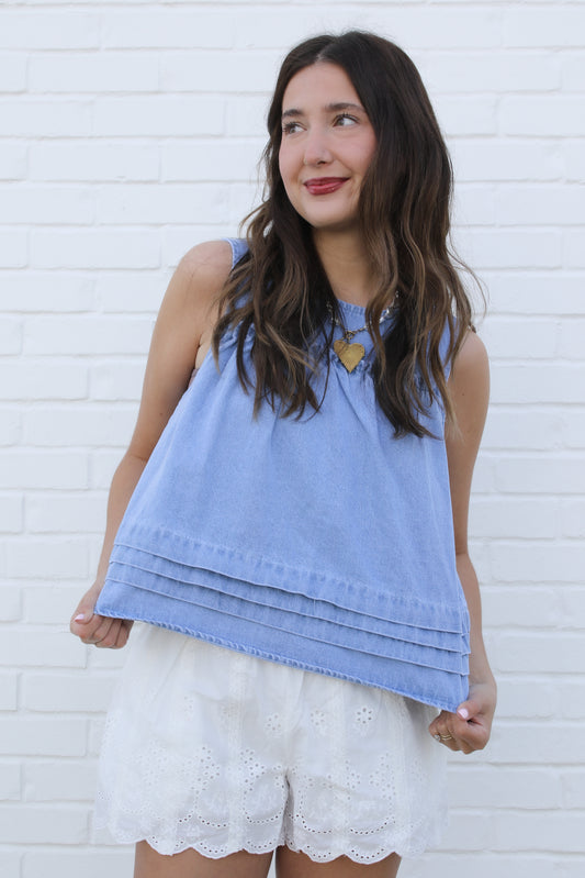 Denim Daydreams Top