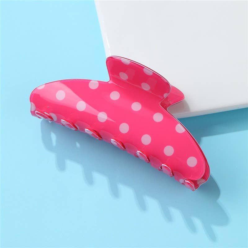 Retro Polka Dot Clip