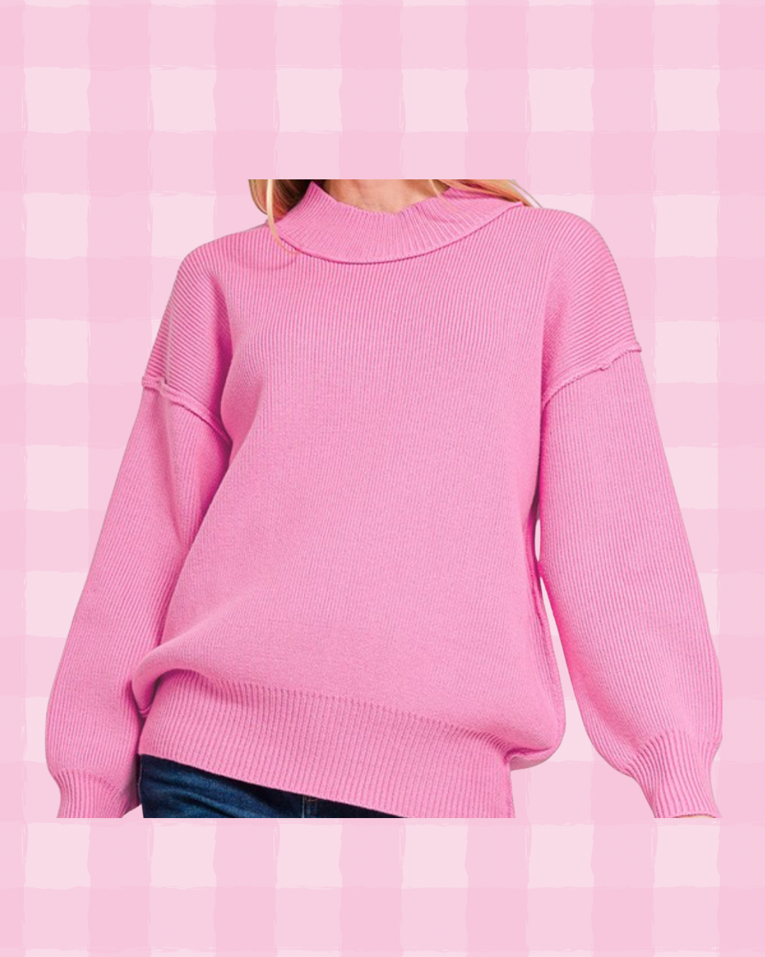 The On Repeat Mock Sweater