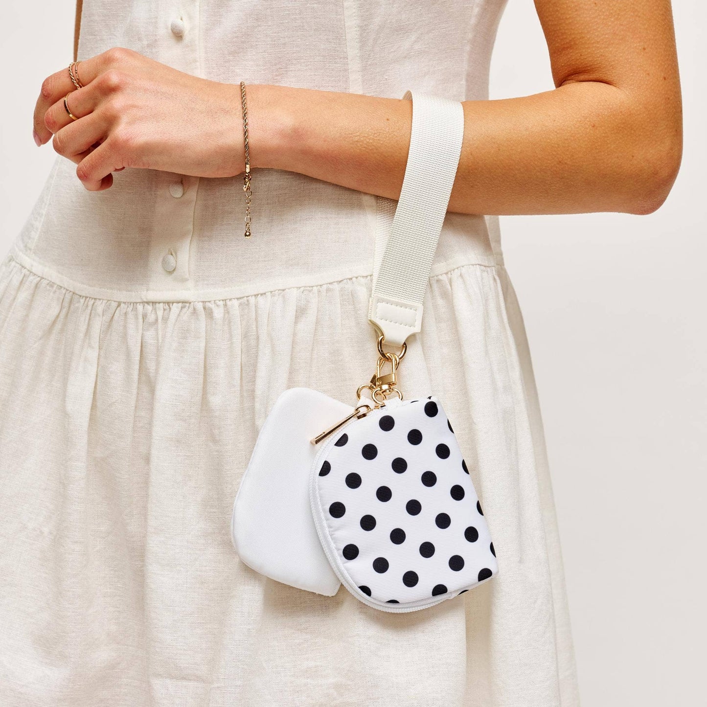 Link & Carry - Polka Dot Wristlet