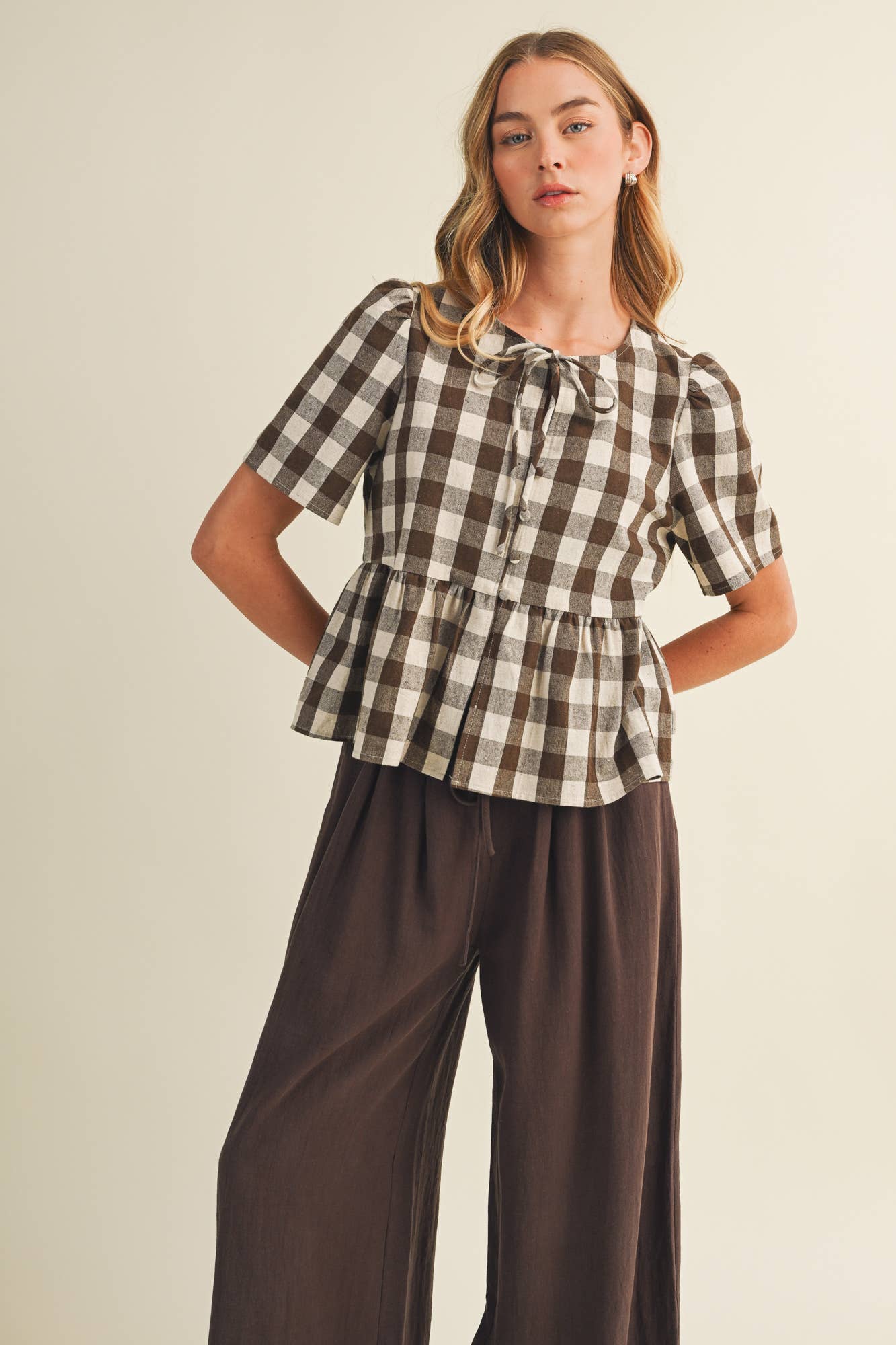 Latte Run Blouse