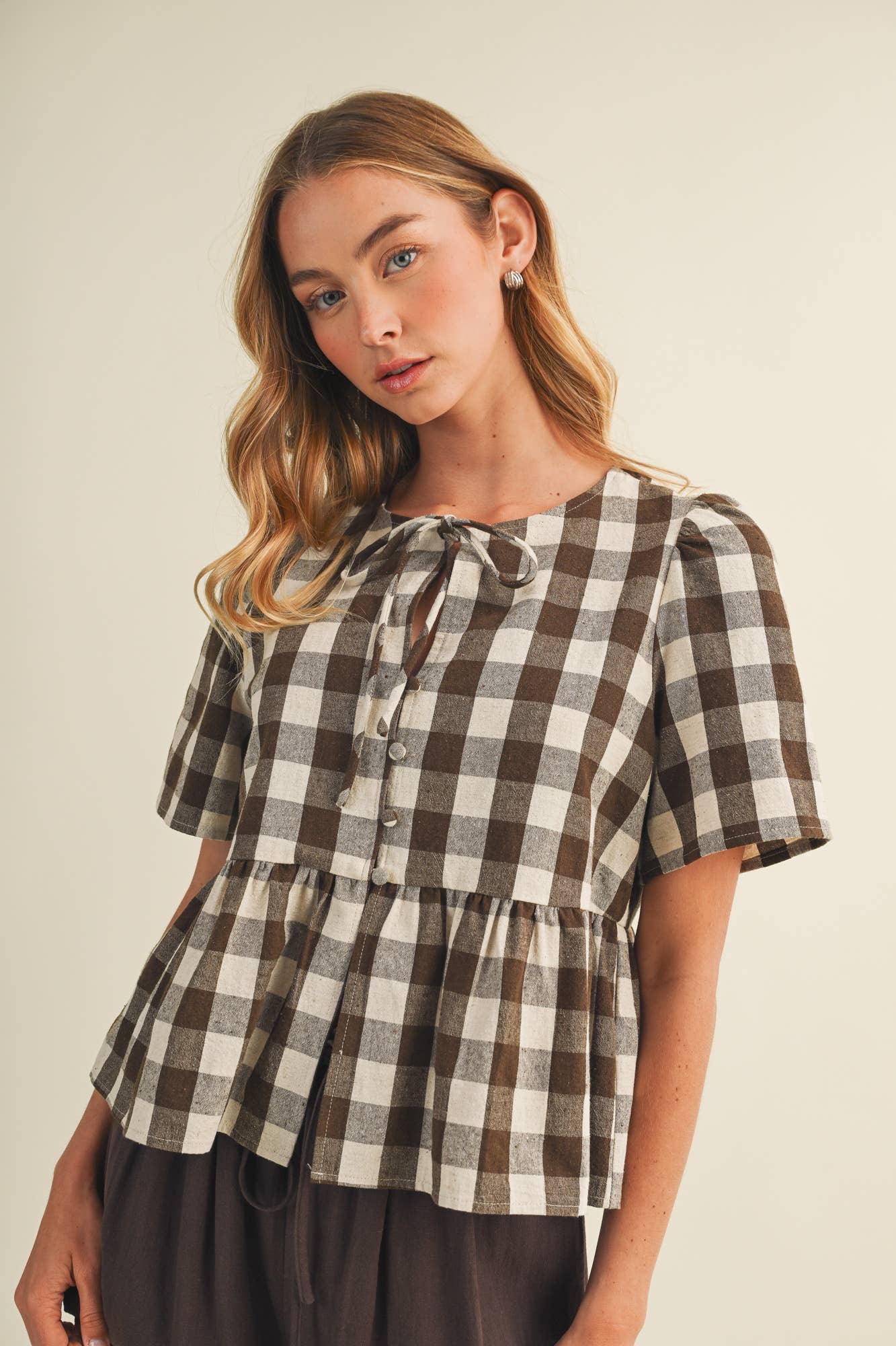 Latte Run Blouse