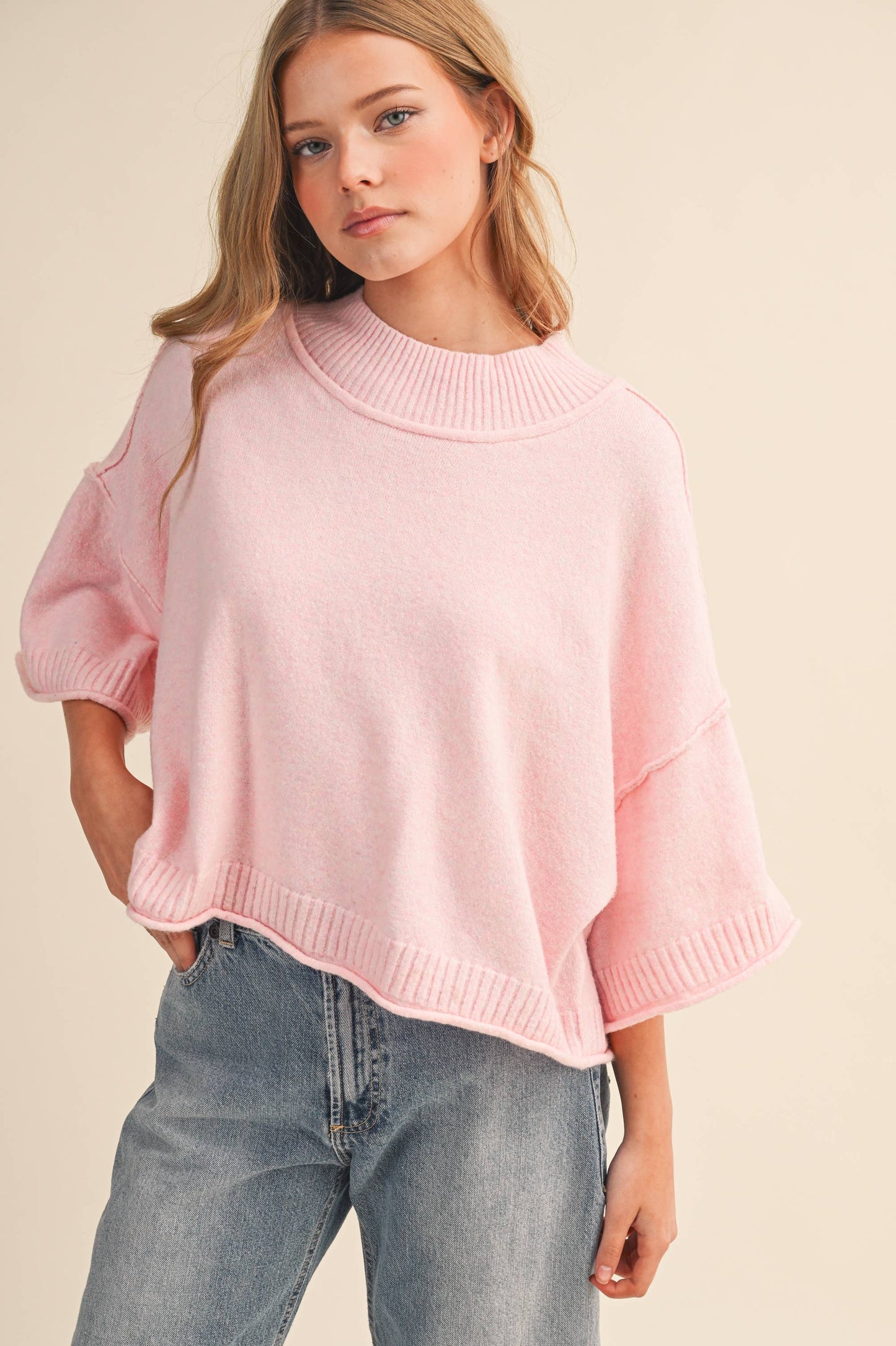 Me & You Forever Short Sleeve Sweater