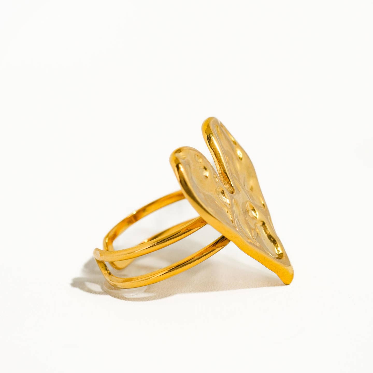 Heart of Glass Adjustable Ring
