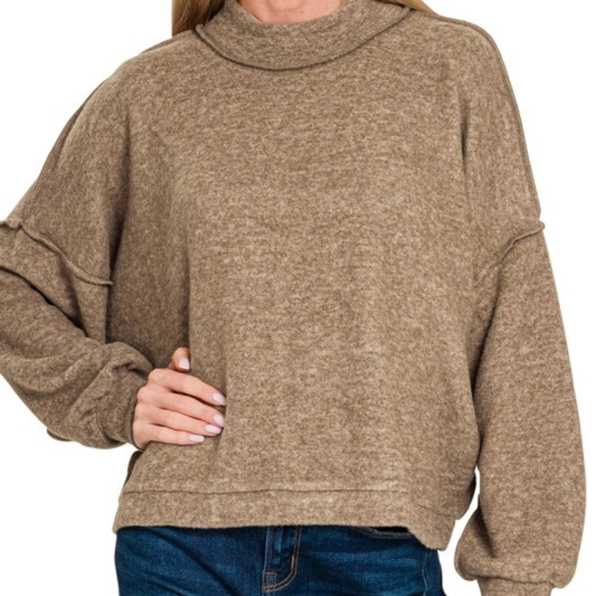 The Cozy Up Mockneck