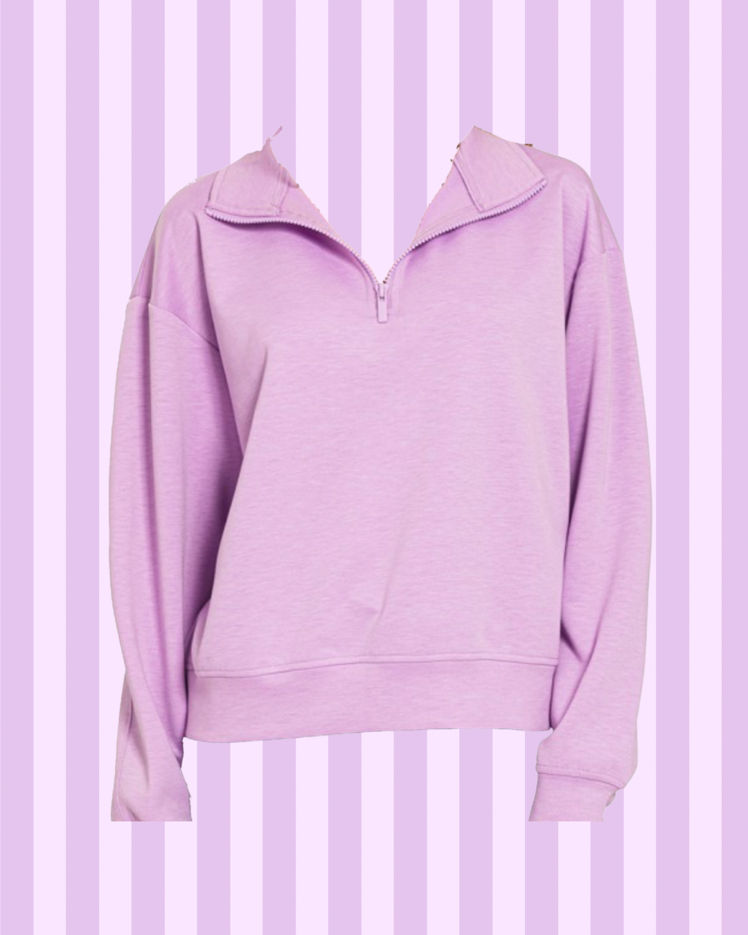 Going For A Walk Half Zip Pullover