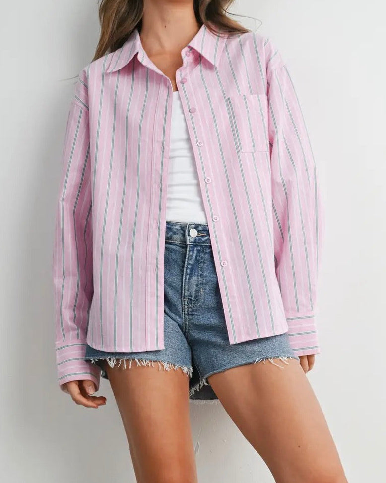 The Azalea Button Up