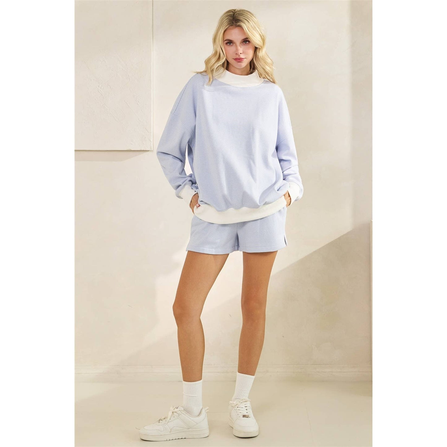 In the Clouds Mockneck