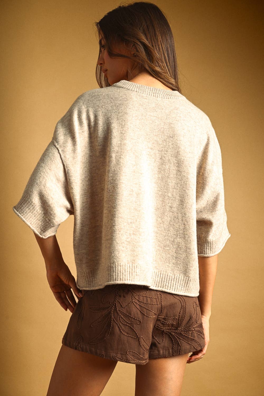 The Oatmeal Knit Top